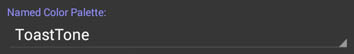 Named Color Palette Configuration