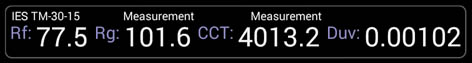 TM-30-15 Readout